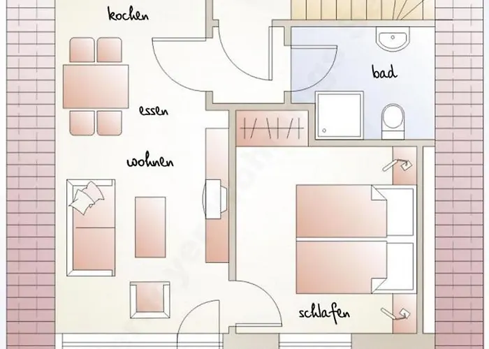 アパート Seegat 3 ノルダーナイ